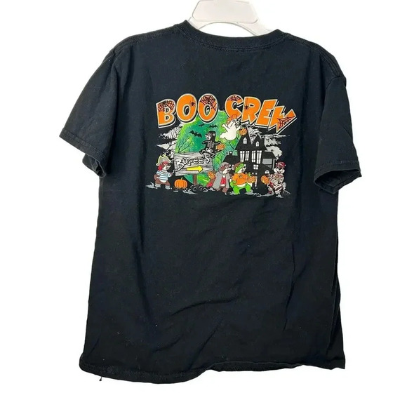 Buc-ee's "Boo Crew" Halloween T-Shirt Size Youth Medium Black Short-Sleeve - Picture 2 of 5